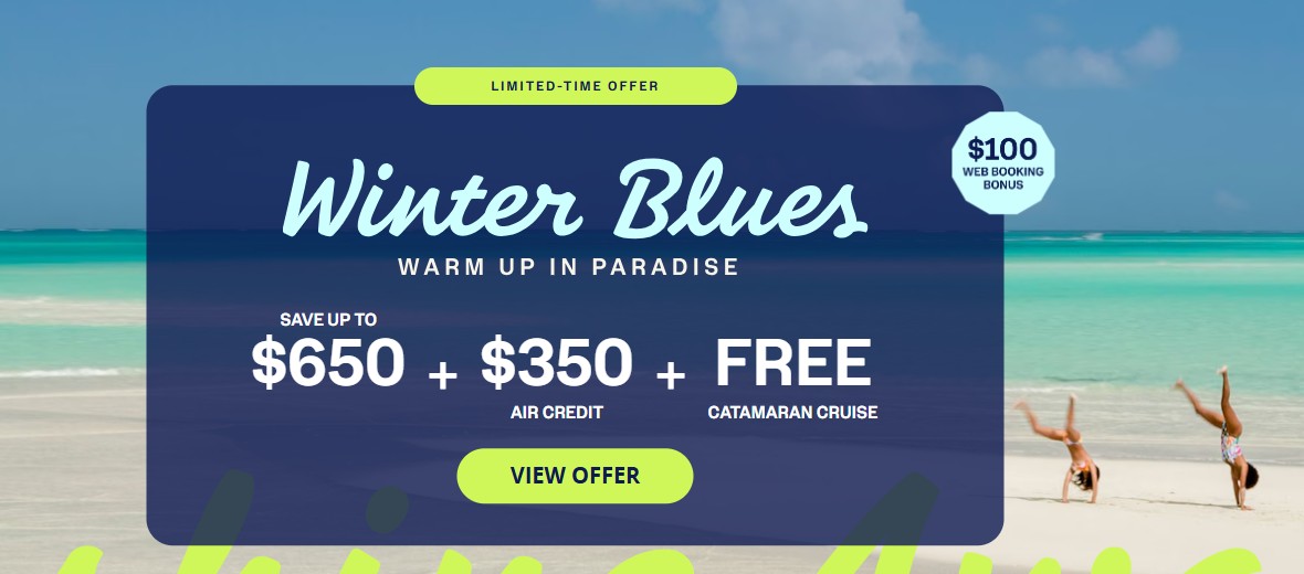 Beaches Resorts Winter Blues Sale 2026